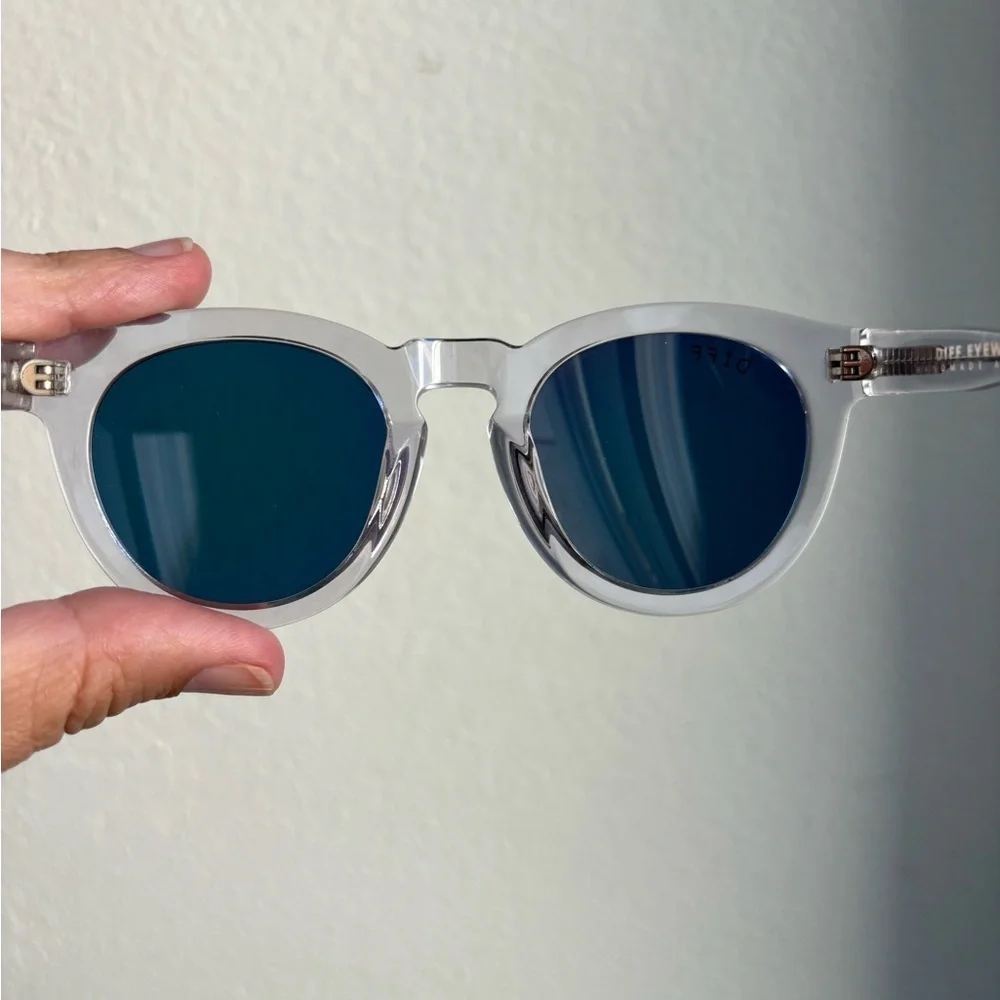 DIFF Dime Il Sunglasses Wild and Free Clear